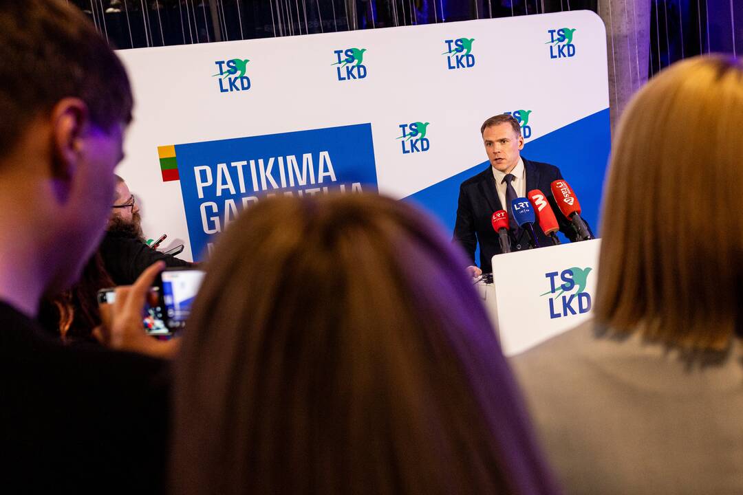 2024-ųjų Seimo rinkimai: TS-LKD nariai laukia rinkimų rezultatų
