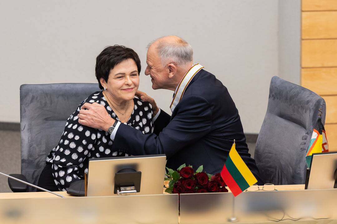 V. P. Andriukaičiui ir V. Matei įteiktos Aleksandro Stulginskio žvaigždės