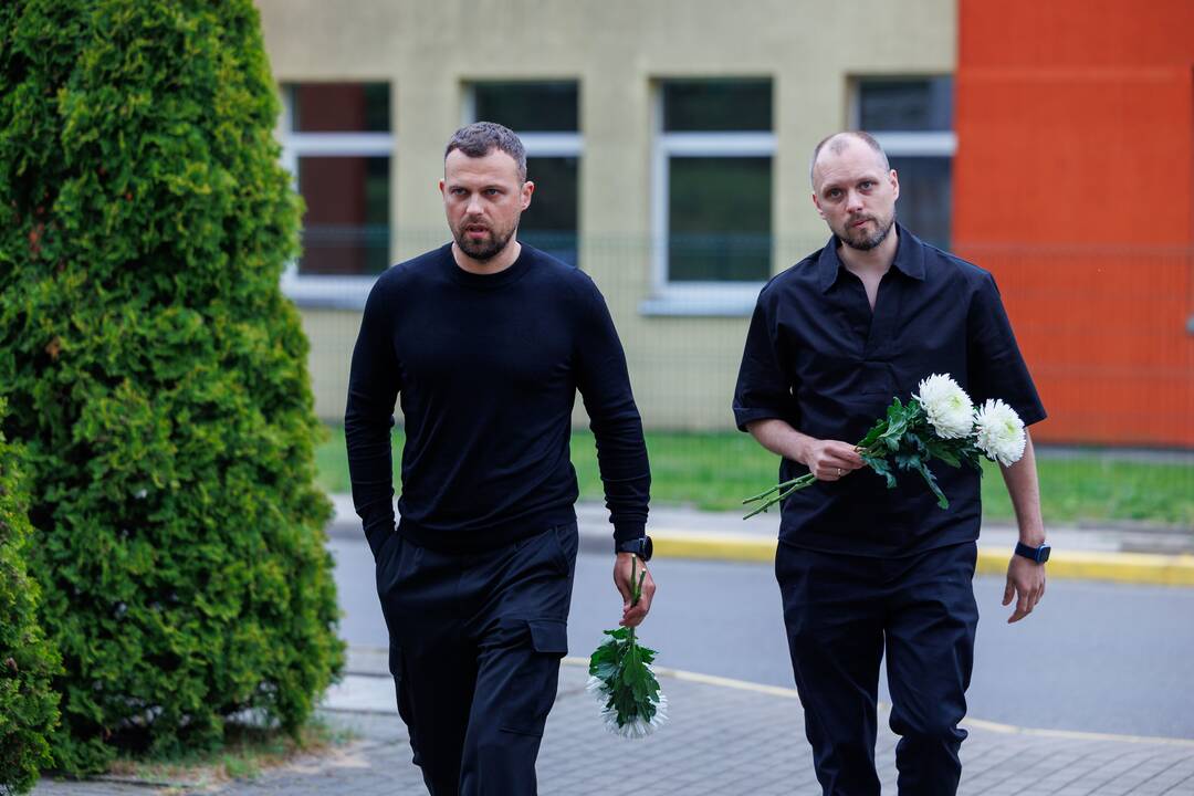 Klaipėdoje – atsisveikinimas su žuvusiu Gintaru Bendžiumi