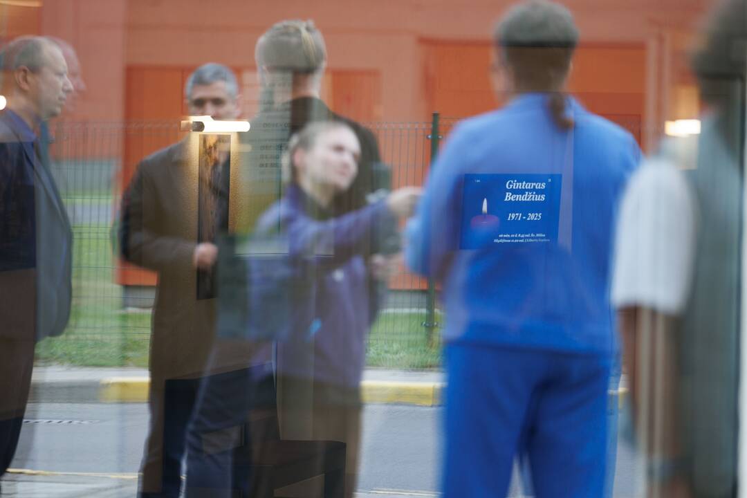 Klaipėdoje – atsisveikinimas su žuvusiu Gintaru Bendžiumi