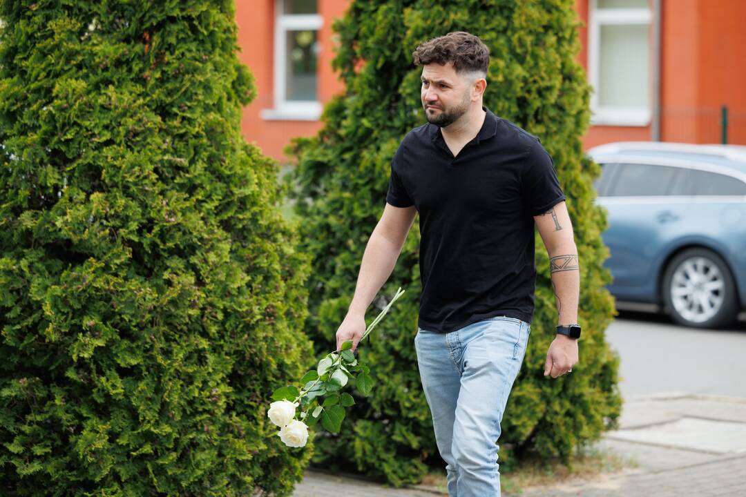 Klaipėdoje – atsisveikinimas su žuvusiu Gintaru Bendžiumi