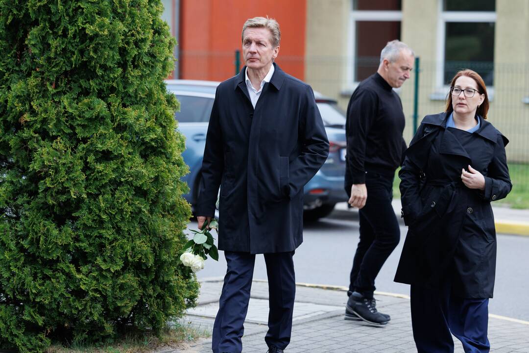 Klaipėdoje – atsisveikinimas su žuvusiu Gintaru Bendžiumi