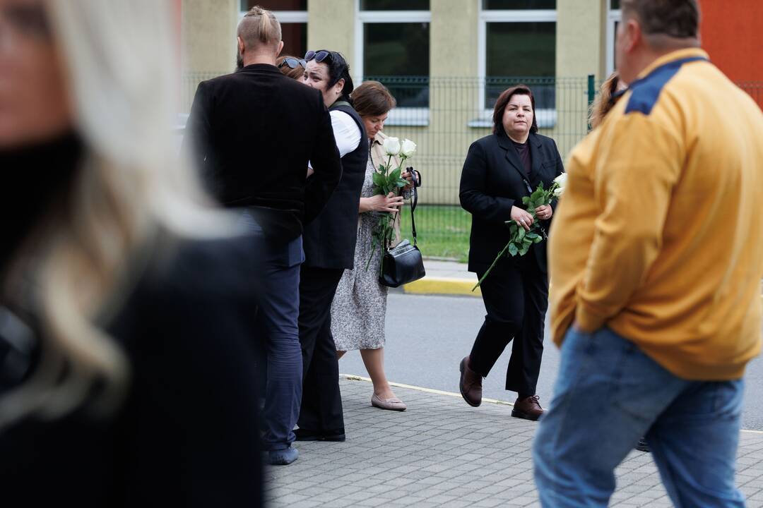 Klaipėdoje – atsisveikinimas su žuvusiu Gintaru Bendžiumi