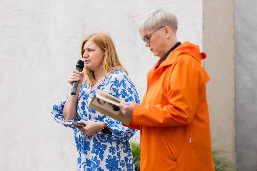 Akcija, kurioje poetai ir visi norintys skaito savo bei S. Nėries eiles
