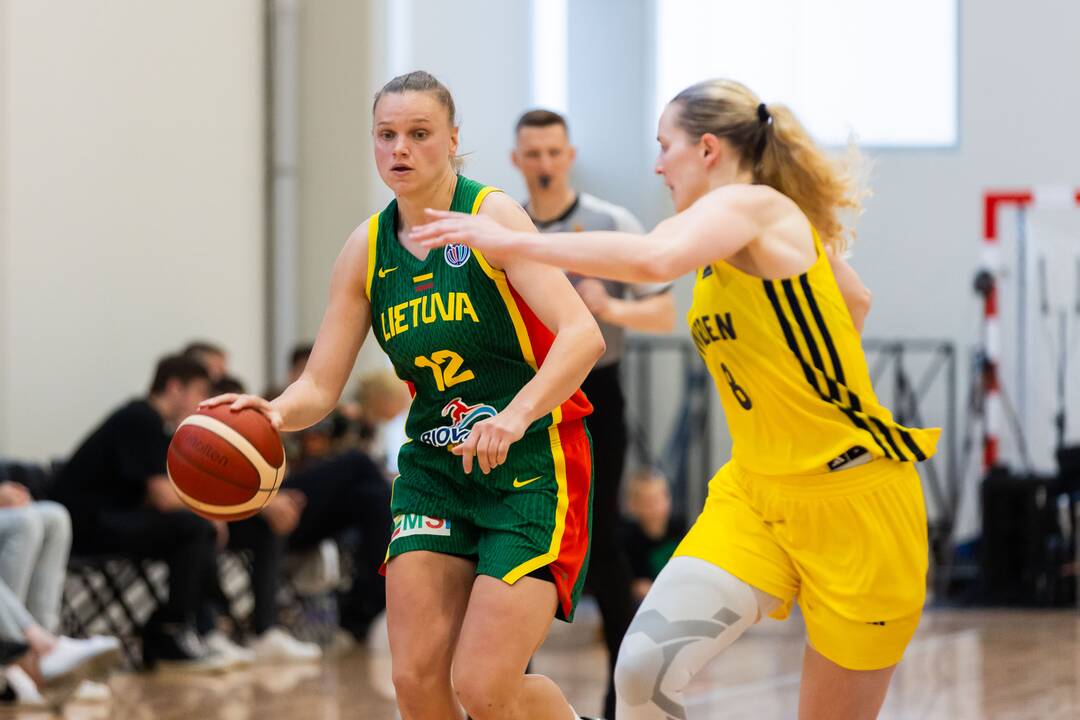 Kontrolinės moterų krepšinio rinktinės rungtynės: Lietuva – Švedija