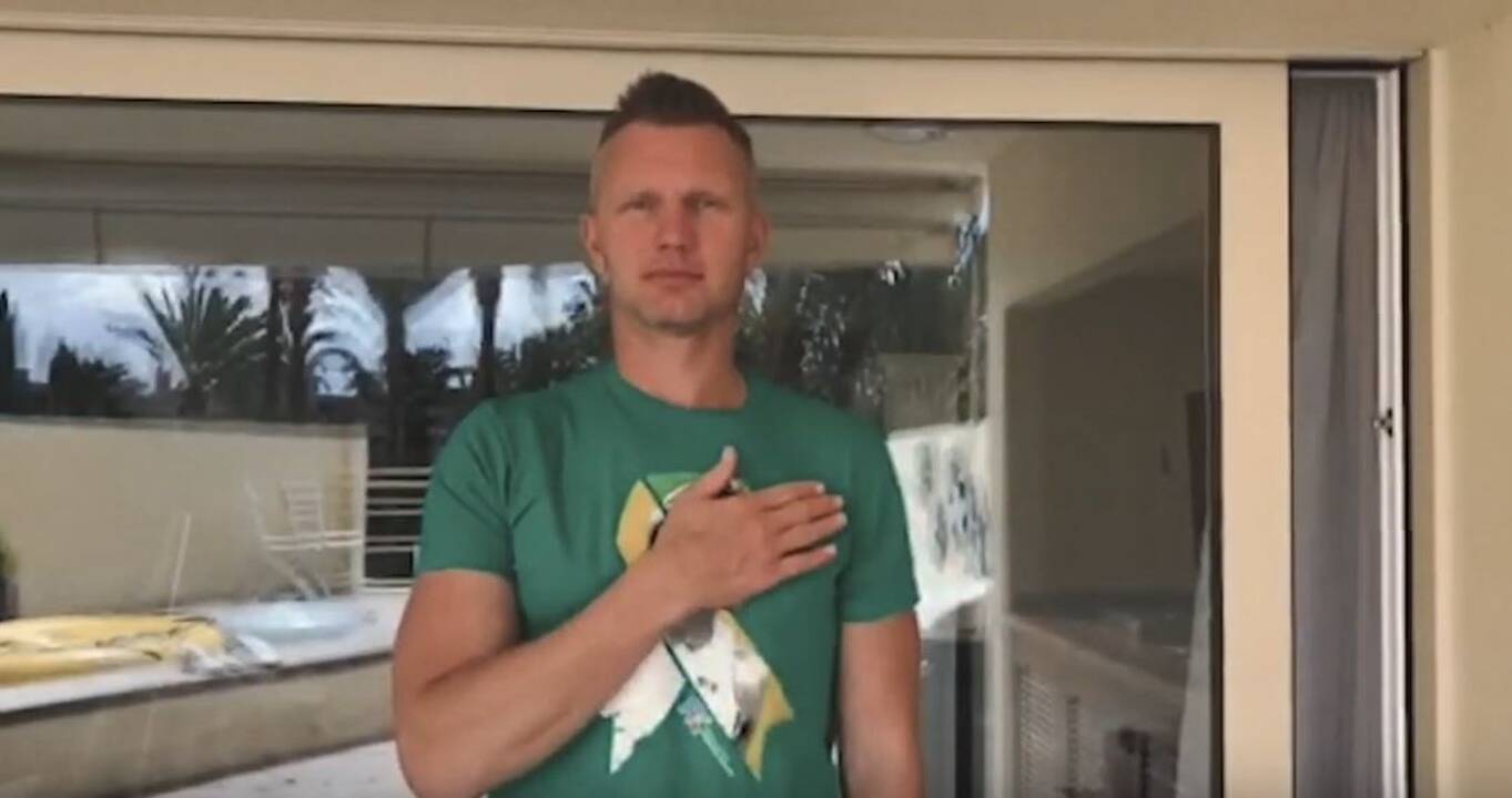 Arminas Lydeka (kairėje) ir Rimantas Kaukėnas
