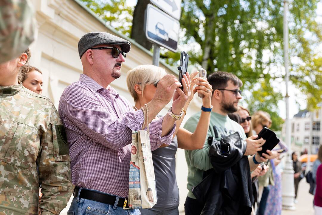 Vilniuje pasitikti iš misijos Malyje grįžę kariai