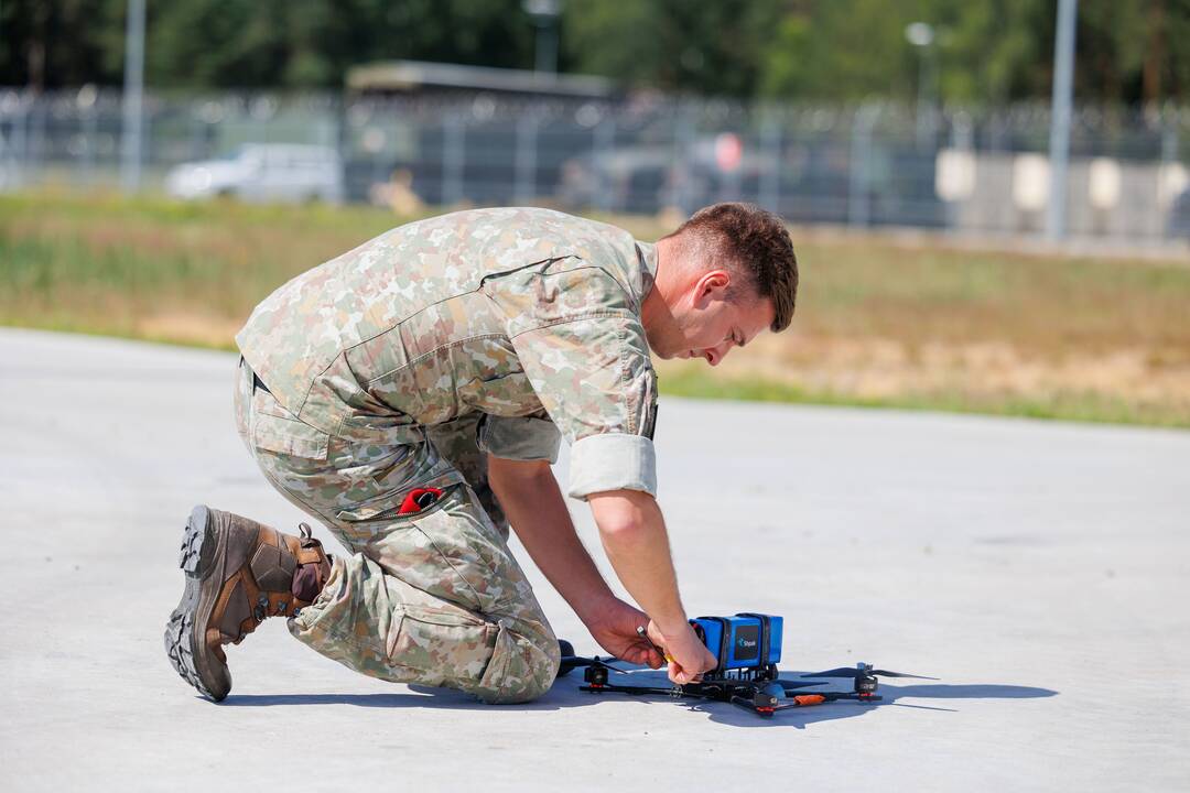 Kariuomenėje vystomi dronų pajėgumai