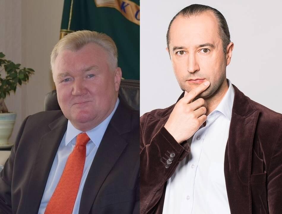 Gintautas Bužinskas (kairėje) ir Nerijus Čepulis