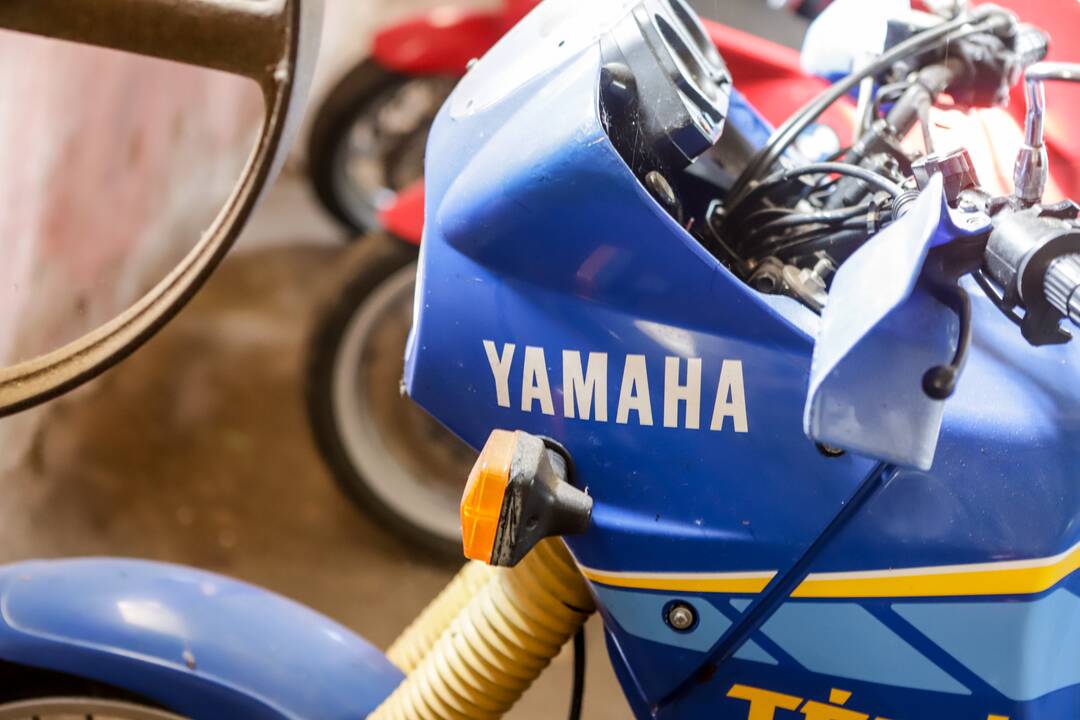 Pomėgis: motociklus jau daugiau nei 20 metų kolekcionuojantis Babtyno dvaro šeimininkas M.Šventoraitis teigia net pats nežinantis, iš kur tas kolekcininko genas.