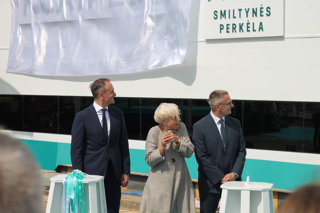 Vardo suteikimo ceremonija keltui „Klaipėda“