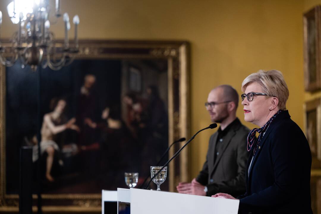 I. Šimonytės spaudos konferencija po prezidento rinkimų