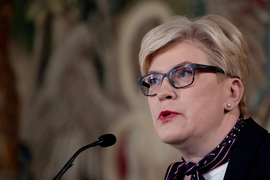 I. Šimonytės spaudos konferencija po prezidento rinkimų
