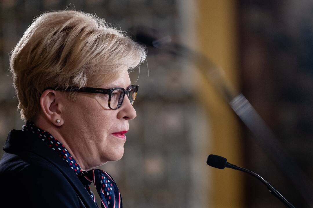 I. Šimonytės spaudos konferencija po prezidento rinkimų