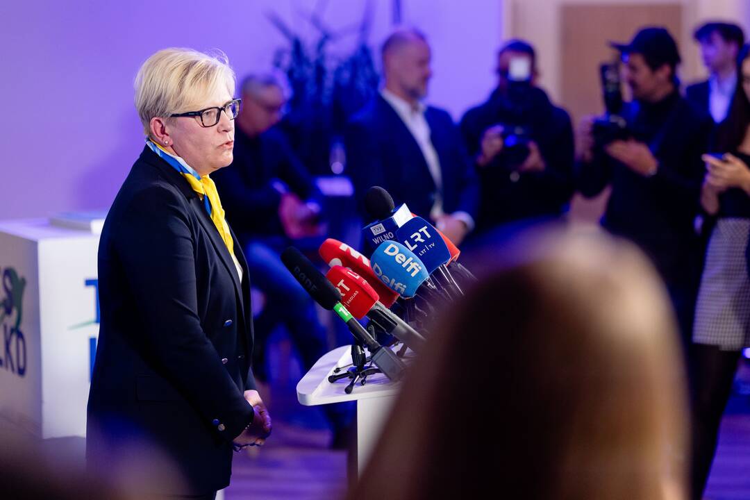 2024-ųjų Seimo rinkimai: TS-LKD nariai laukia rinkimų rezultatų