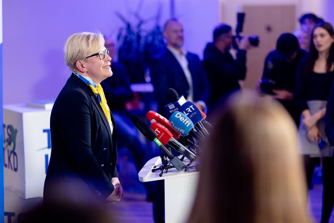 2024-ųjų Seimo rinkimai: TS-LKD nariai laukia rinkimų rezultatų