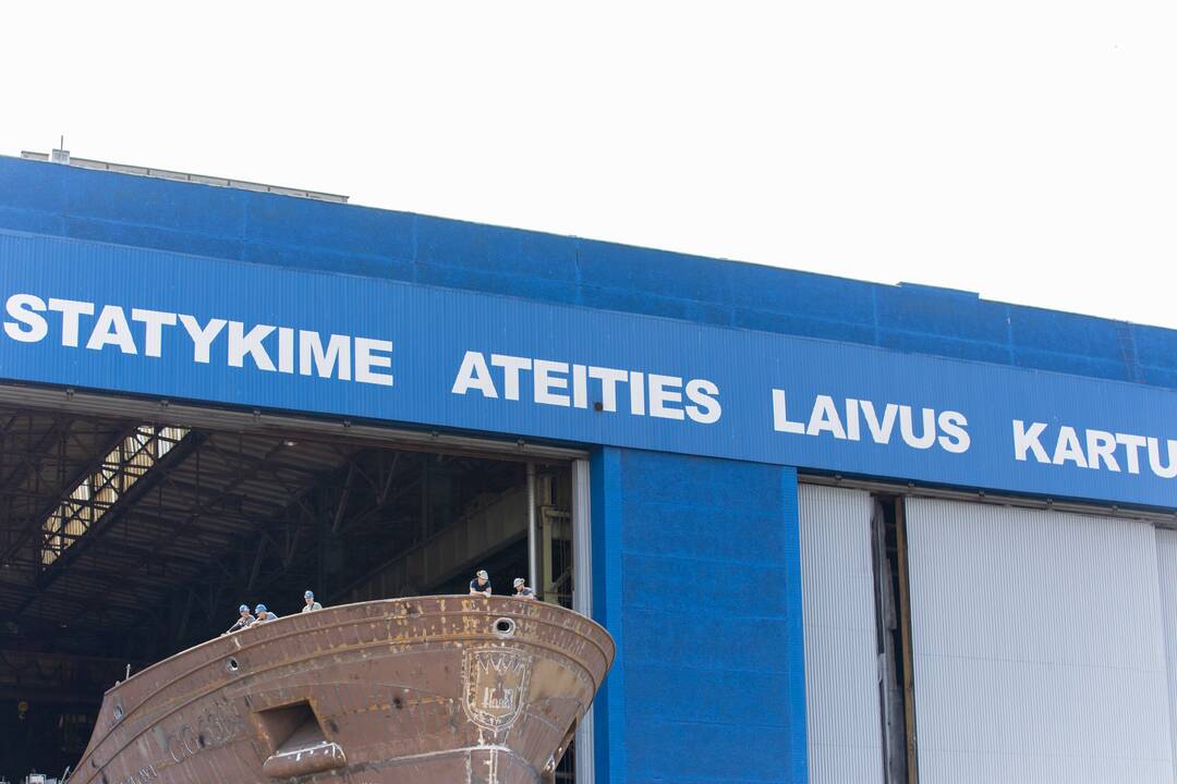 Vardo suteikimo ceremonija keltui „Klaipėda“