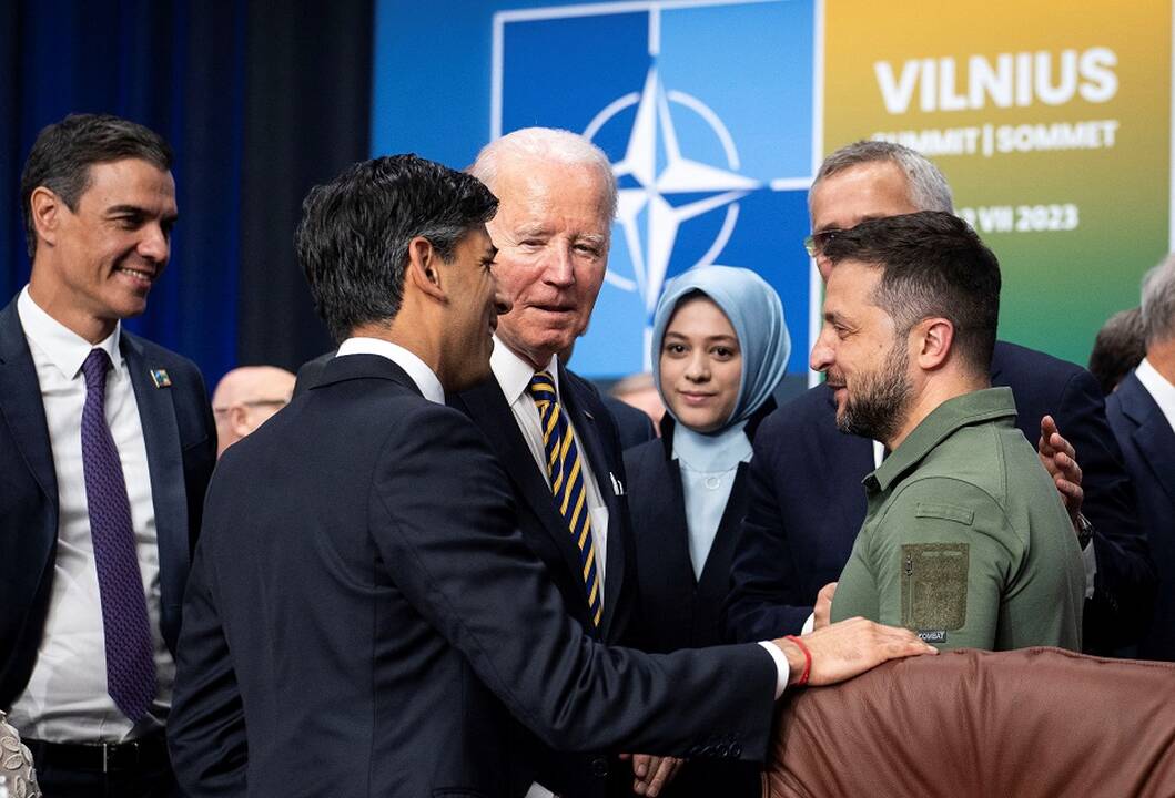 G-7 Vilniuje įsipareigojo teikti ilgalaikę karinę paramą Ukrainai
