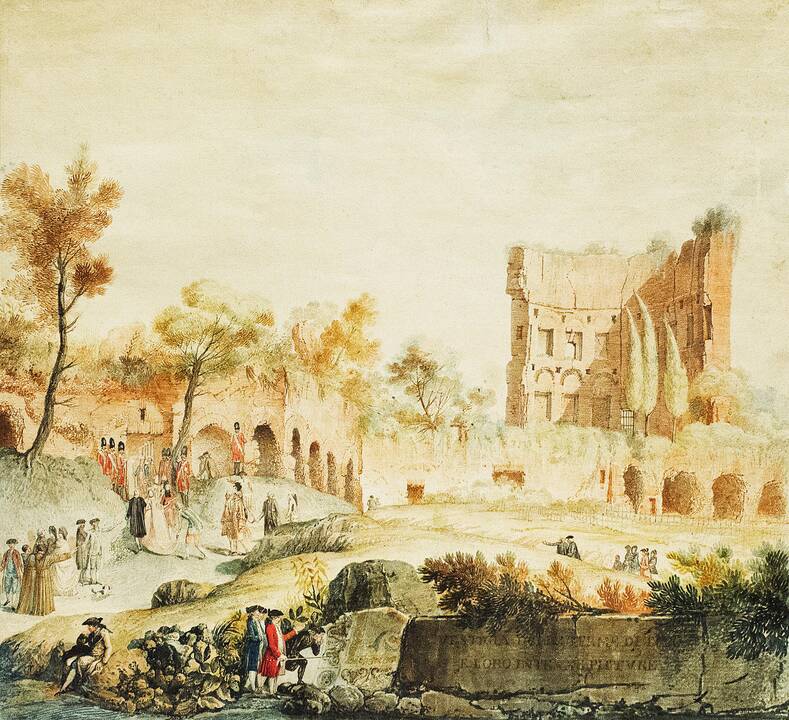 P. Smuglevičiaus akvarelė