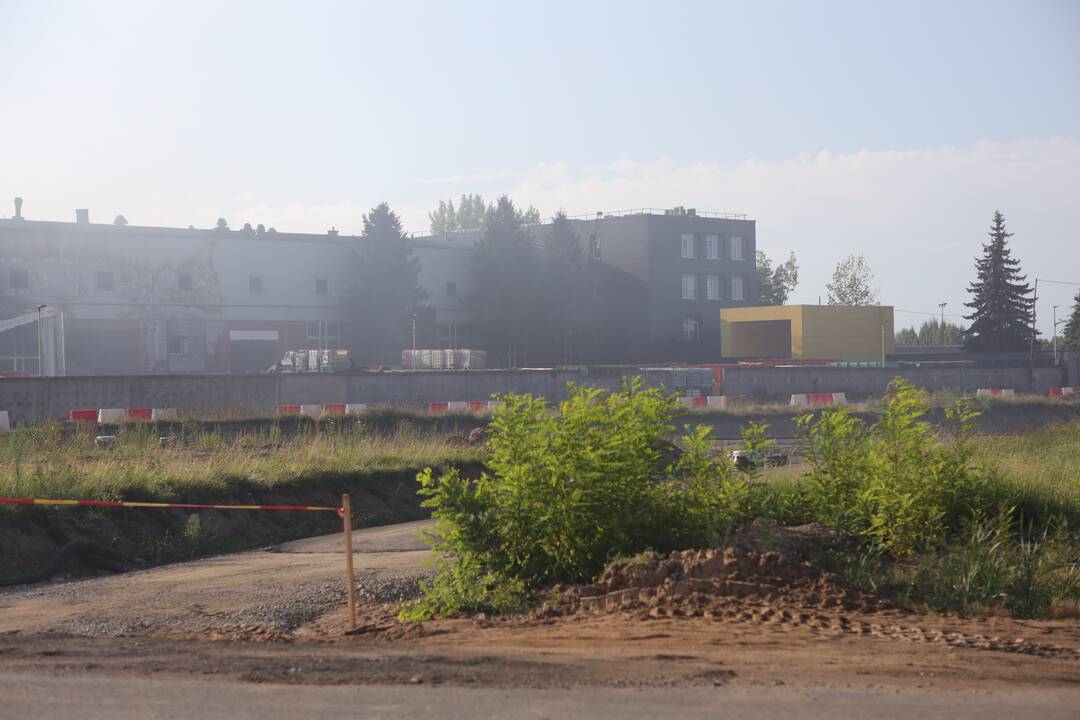 Gaisras Kauno atliekų įmonėje suvaldytas