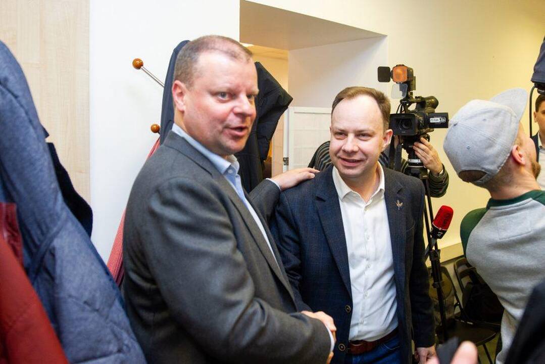 Saulius Skvernelis ir Aurelijus Veryga