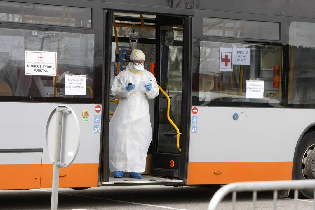 Uostamiestyje pradėjo veikti mobilus patikros dėl koronaviruso punktas