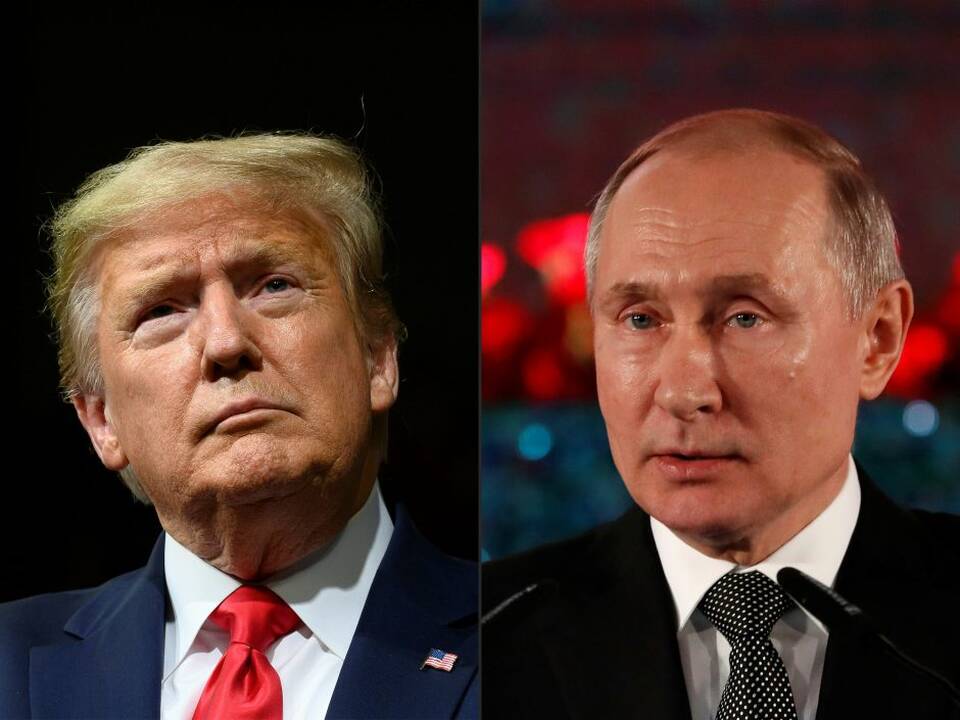 Donaldas Trumpas ir Vladimiras Putinas