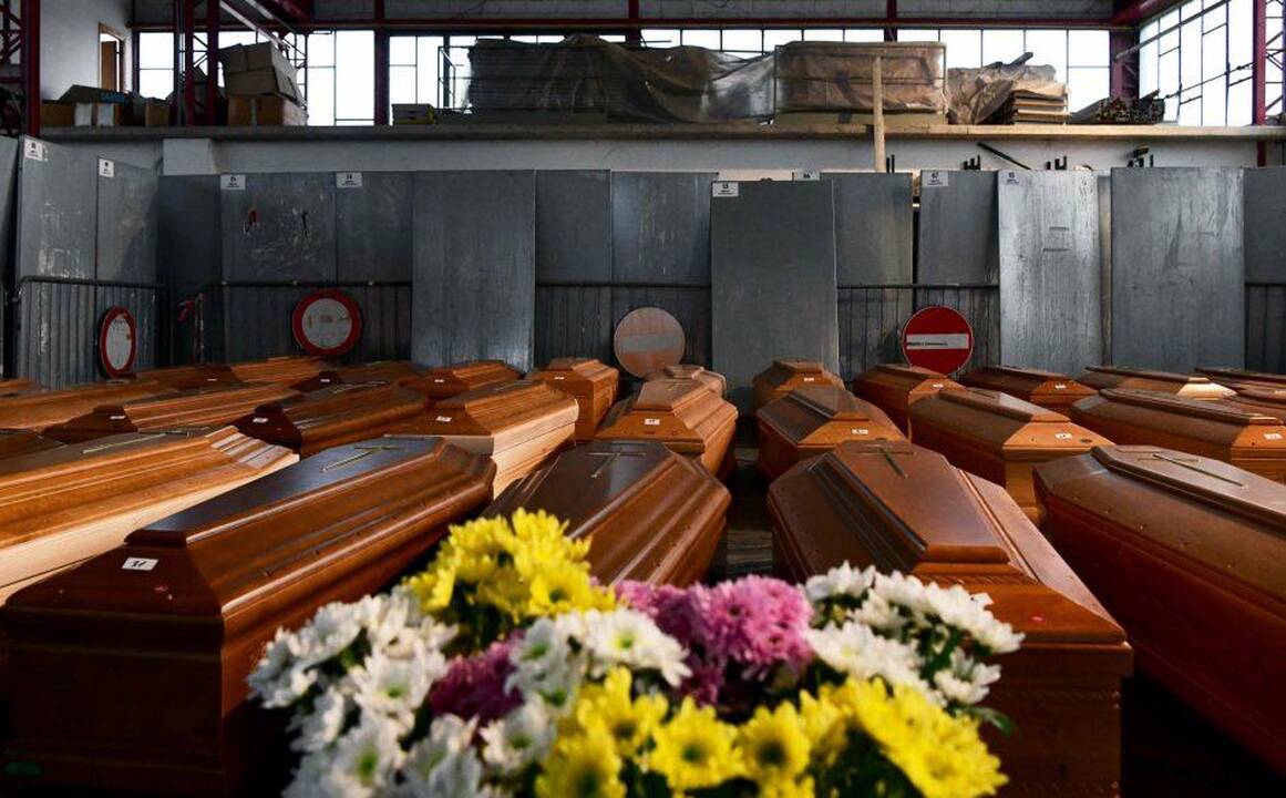 Italijoje koronaviruso epidemijos aukų skaičius viršijo 20 tūkst.