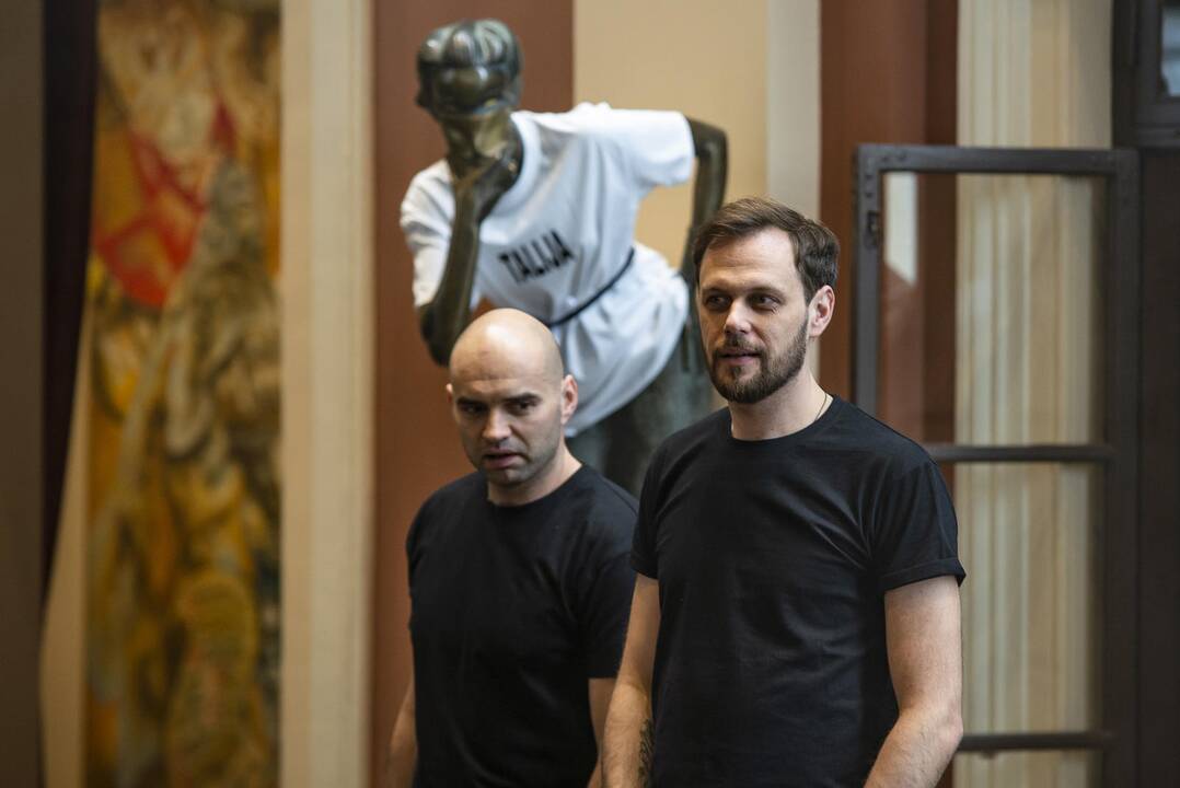 Pasiruošimas: šią savaitę uostamiesčio teatralų susitikime dėl pasiruošimo Tarptautinei teatro dienai nepamiršta ir koronaviruso tema.