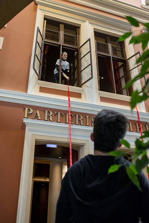 Pasiruošimas: šią savaitę uostamiesčio teatralų susitikime dėl pasiruošimo Tarptautinei teatro dienai nepamiršta ir koronaviruso tema.