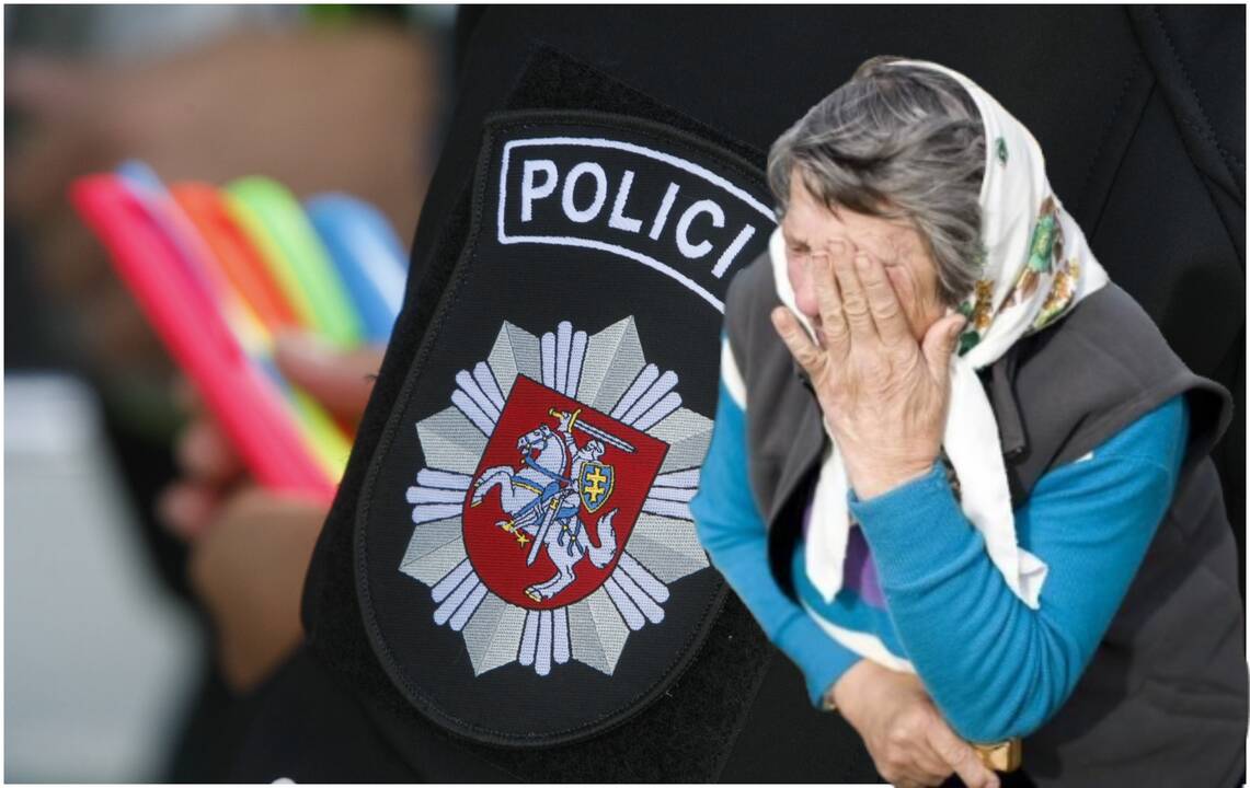 Patikinimas: policijos pareigūnai įsitikinę, kad senolė paveikslus netrukus ras ir kilusią mįslę išnarplios.