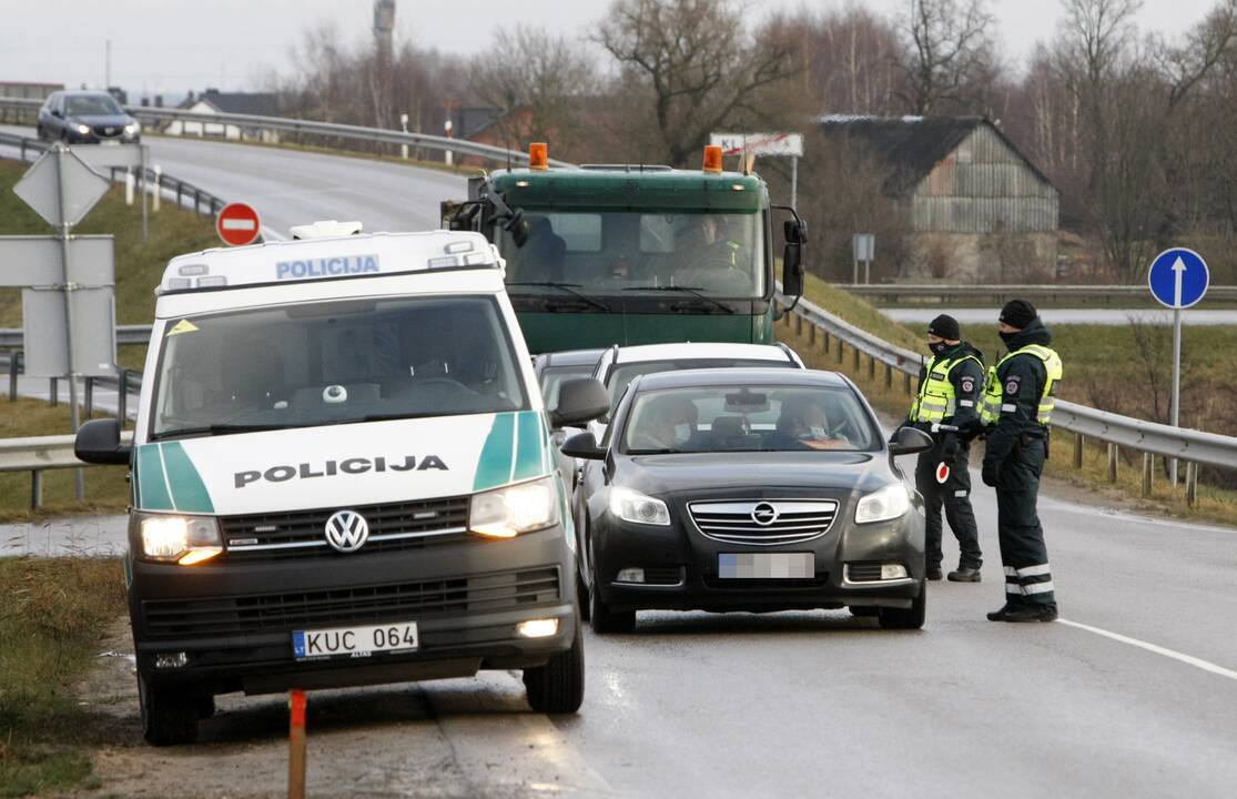 Pokyčiai: policijos patikros galima tikėtis tolėliau nuo Klaipėdos.