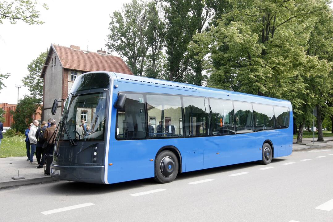 Perspektyva: planuojama, kad ateityje uostamiestyje kursuos greitieji elektriniai autobusai.