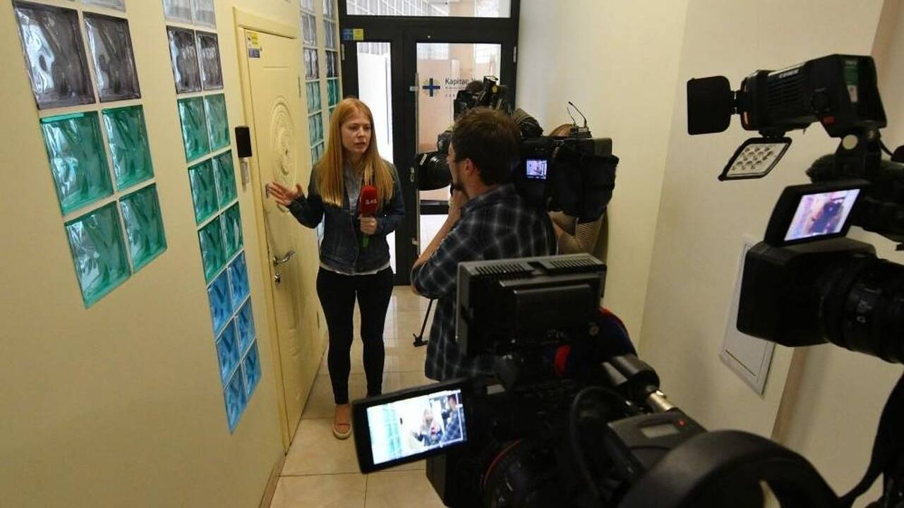 Ukrainos žurnalistai prieš uždarytas „RIA Novosti“ duris
