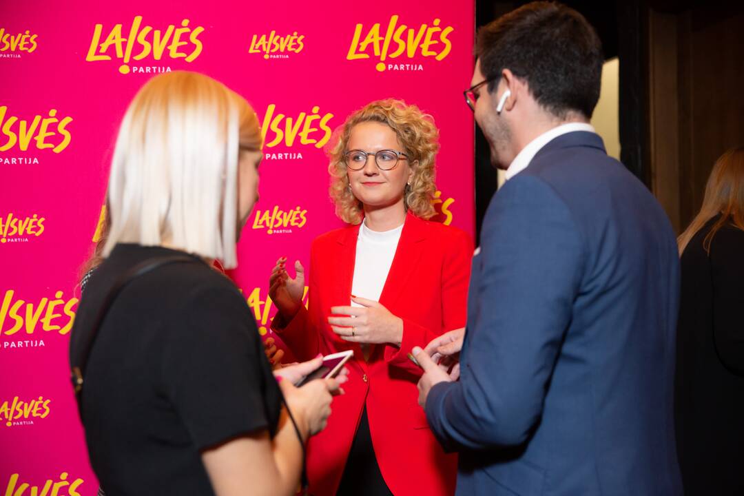 Seimo rinkimų rezultatų laukimas: „Laisvės partija“