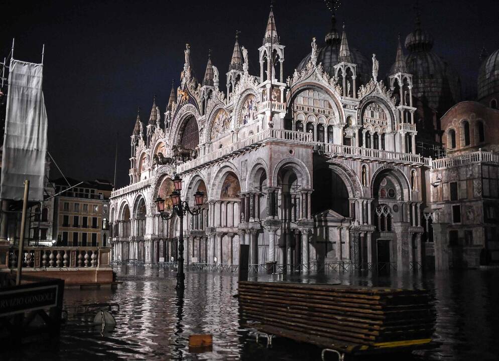 Veneciją užliejo potvynis