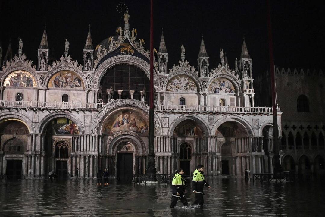 Veneciją užliejo potvynis