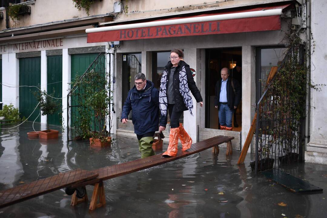 Veneciją užliejo potvynis