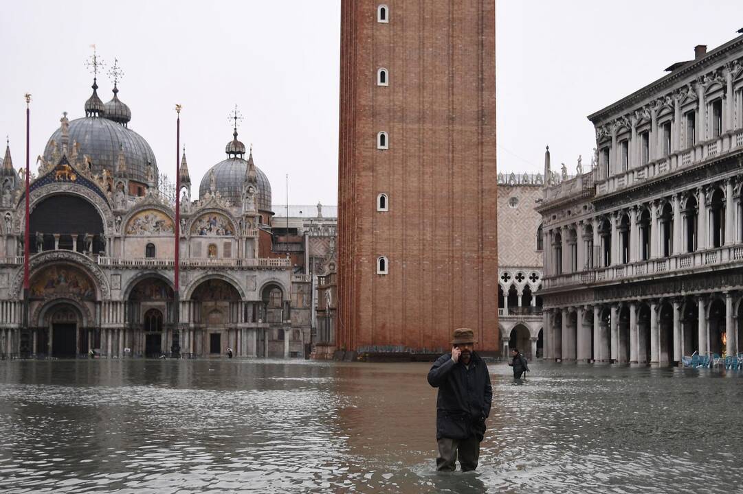 Veneciją užliejo potvynis