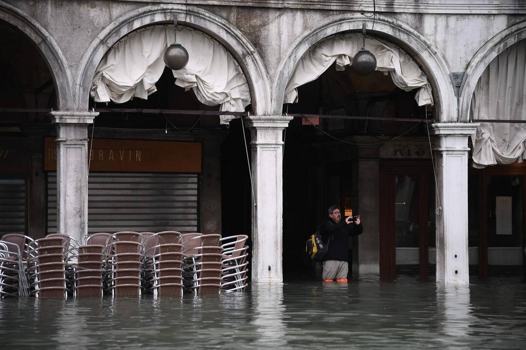 Veneciją užliejo potvynis