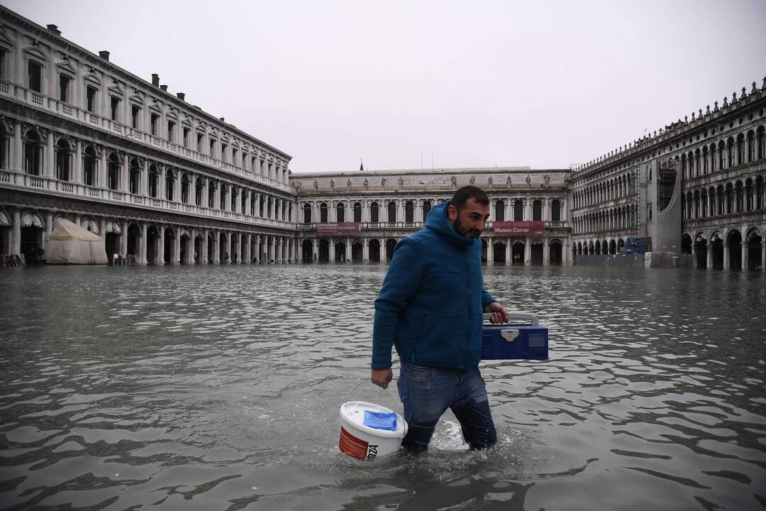 Veneciją užliejo potvynis