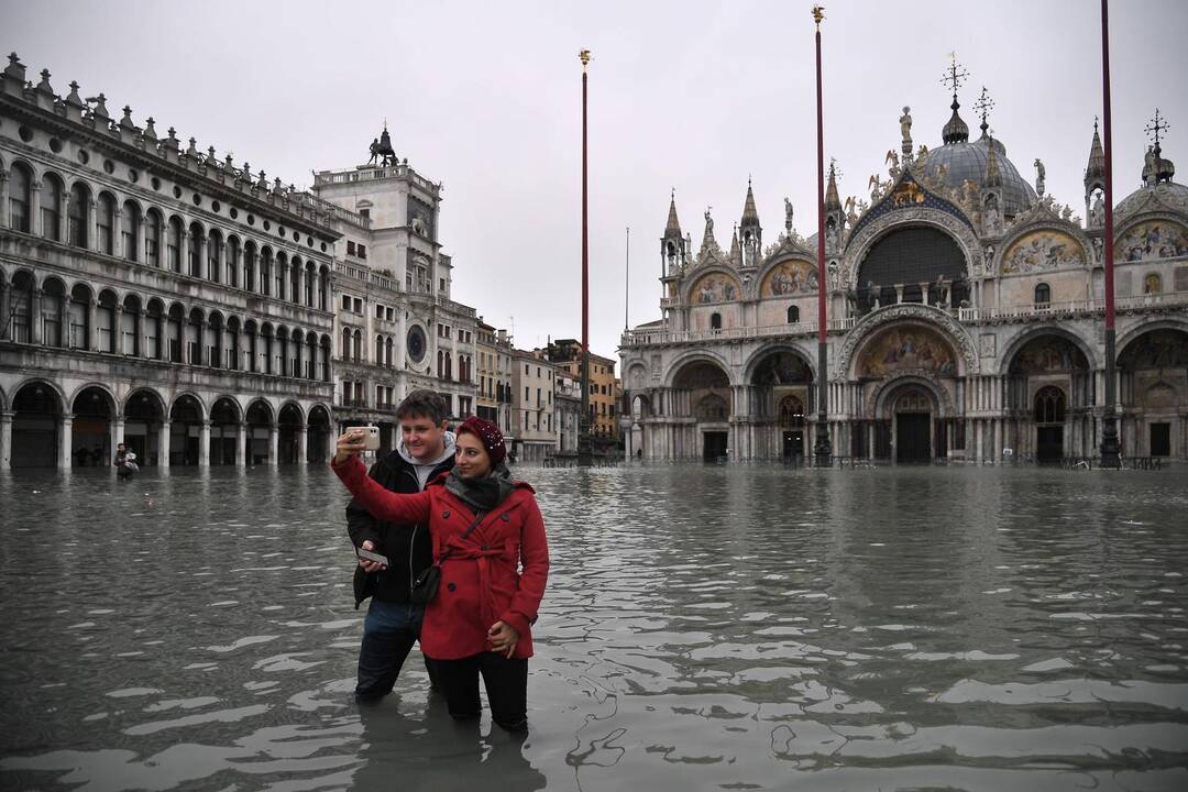 Veneciją užliejo potvynis