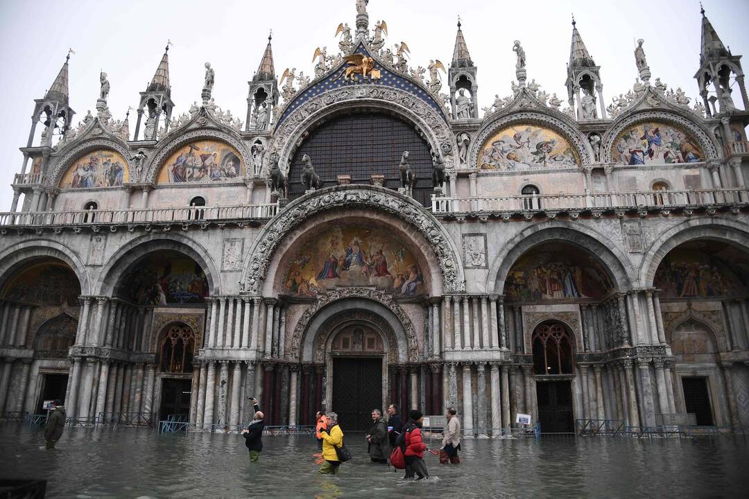 Veneciją užliejo potvynis
