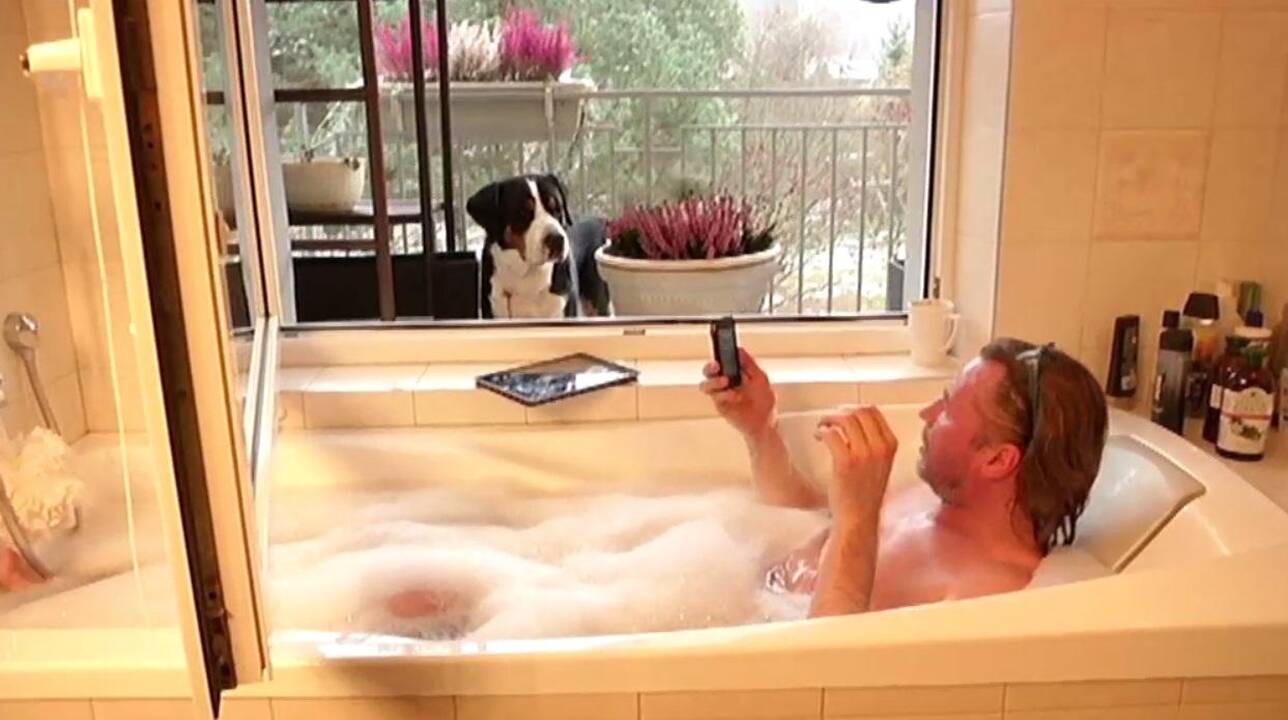 Ž. Žvagulis reikalus tvarko putų pilnoje vonioje