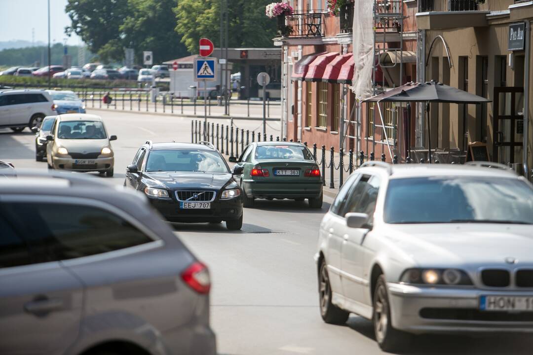 Senamiestyje – vėl nauja eismo tvarka