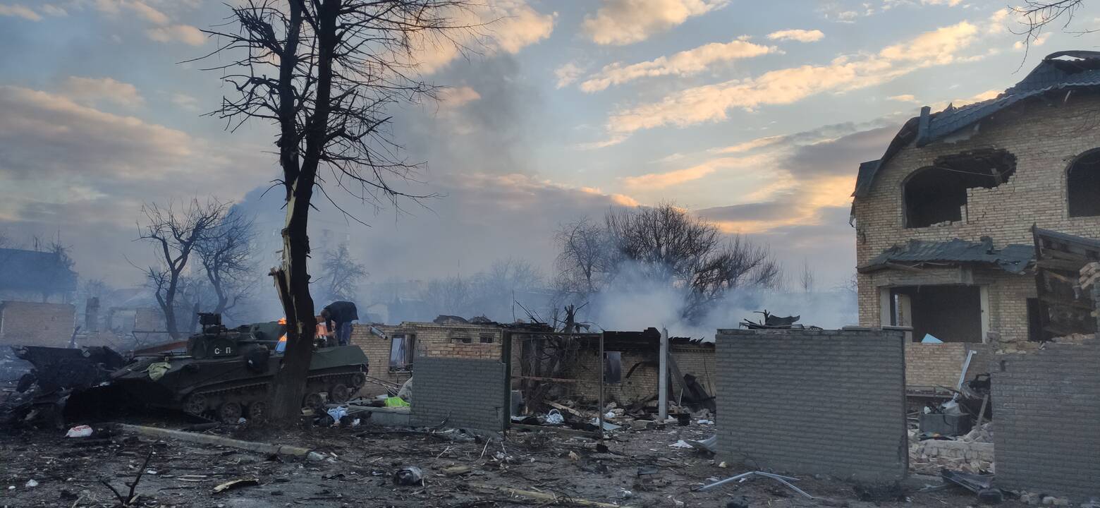 Karas toliau išbando Ukrainos stiprybę
