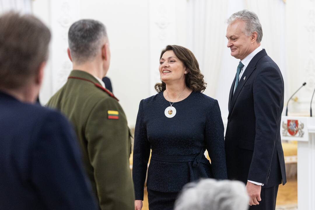 Valstybės apdovanojimų įteikimo ceremonija