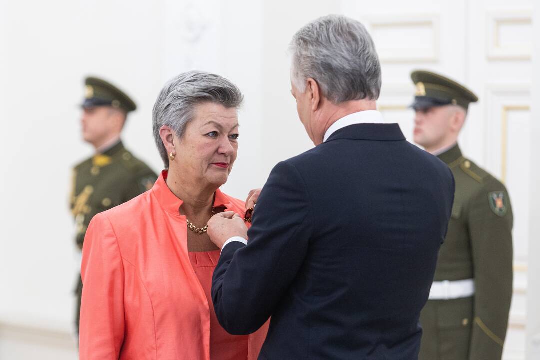 Valstybės apdovanojimų įteikimo ceremonija