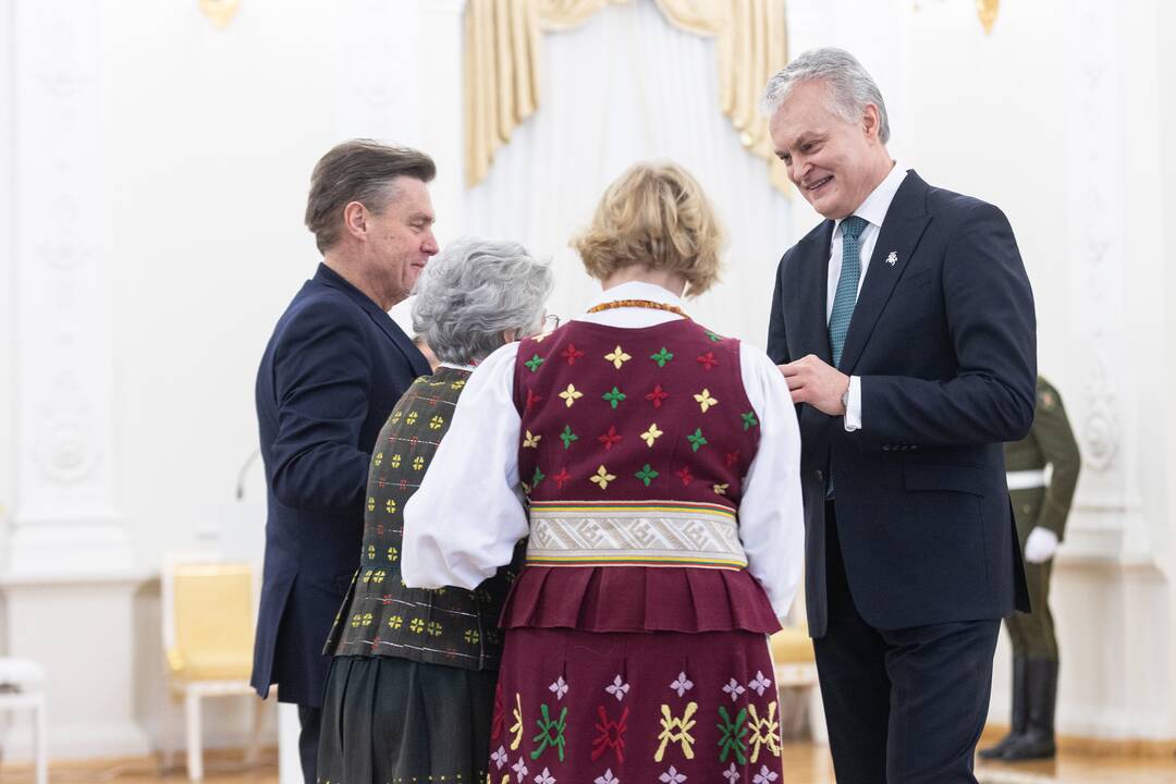 Valstybės apdovanojimų įteikimo ceremonija