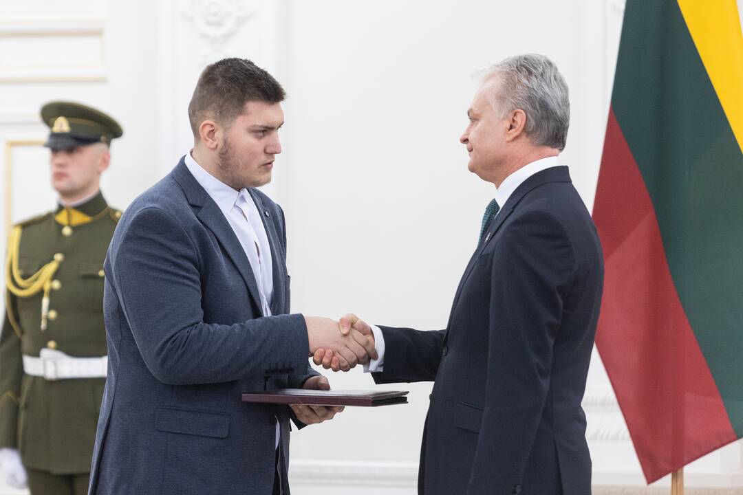 Valstybės apdovanojimų įteikimo ceremonija